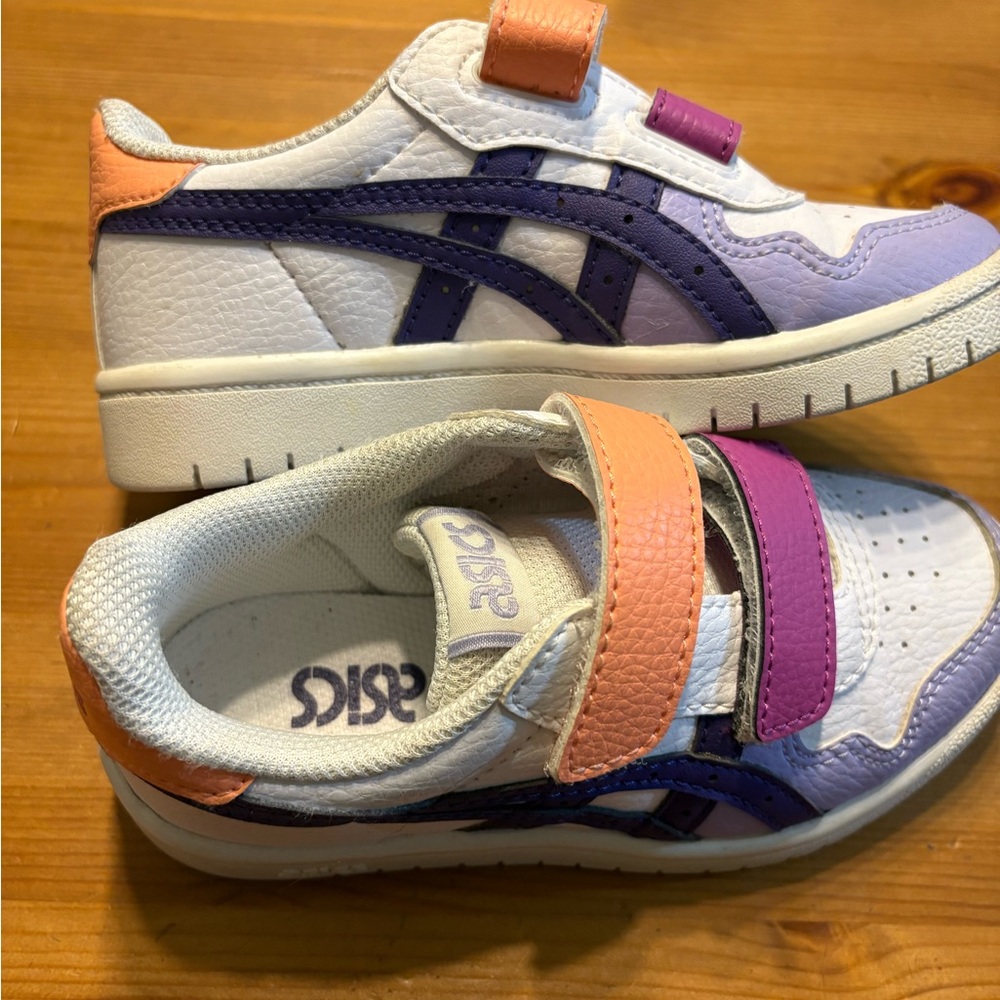 Girls Japan S Pre-School Asics Multicolored Shoe Sz. K11